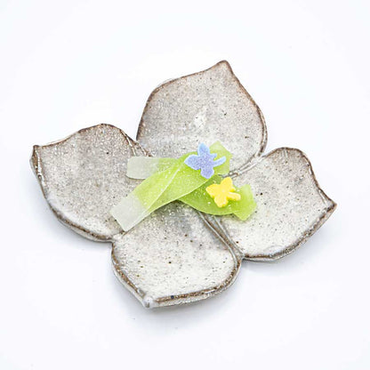 山法師粉引小皿